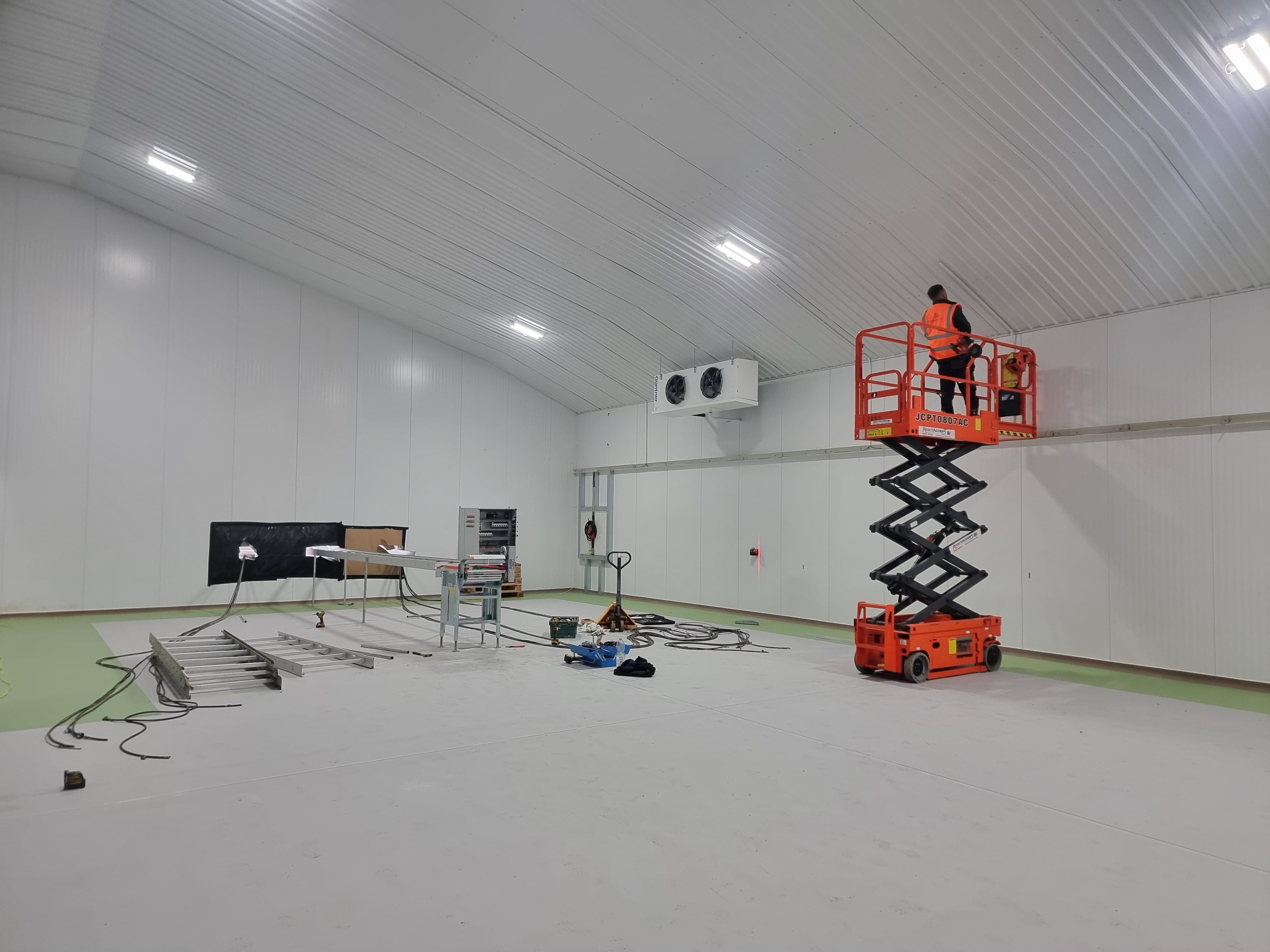 On-site electrical work